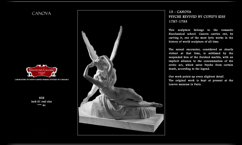 Canova - Psyche revived by Cupid's kiss